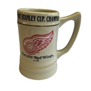 1997 Detroit Red Wings Stanley Cup Champions Beer Mug Stein NHL Hockey